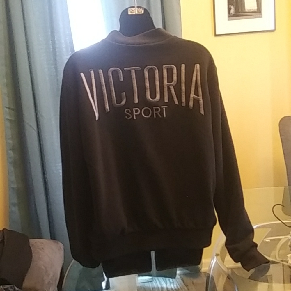 Victoria Sport black, baseball jacket Sz.M